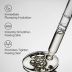 Hyaluronic Acid 2% + B5 provides instant plumping hydration, visibly smoother and tighter feeling skin.